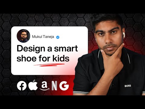 Design a smart shoe for kids | Google Product Manager Interview | Product Design Mock Interview