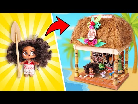 Transformação Mágica || Decoração Tropical Para Casa E Maquiagem De Boneca!
