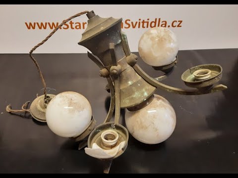 Renovation Of Vintage Antique Chandelier 1920s