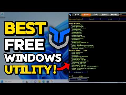 Windows 10/11 Optimization &amp; Customization