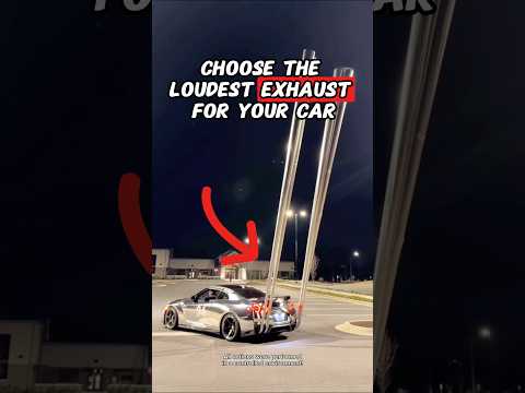 Choose the Loudest Exhaust for Your Car 🔊🔥 #shorts #automobile #car #exhaust