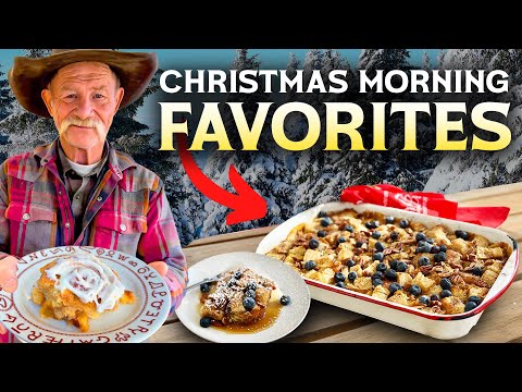 Must Make Christmas Morning - French Toast Casserole and Gooey Apple Cinnamon Rolls