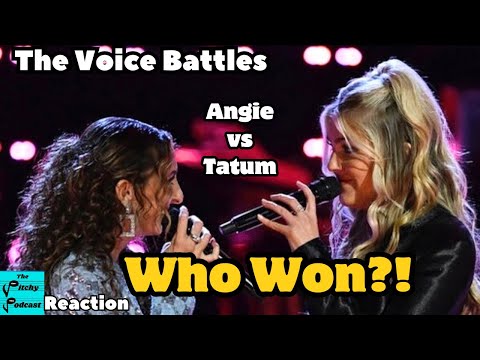 Who won the battle between Angie Rey and Tatum Scott ?| The Voice Battles