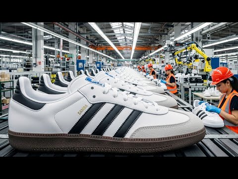 How Lionel Messi’s Iconic Adidas Samba OG Football Shoes Are Crafted Step by Step