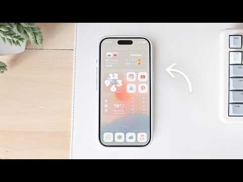 ☁️ Customise my iPhone 17 Pro with me! | iOS 26, widgets, custom app icons