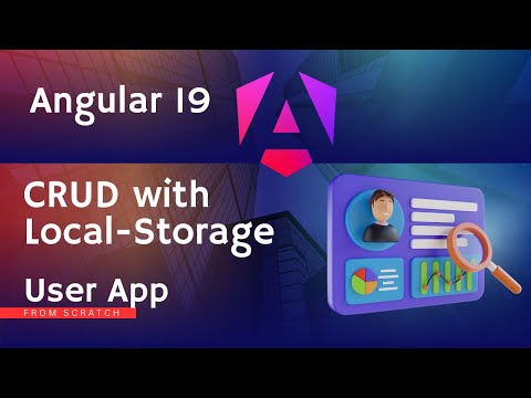Angular 19 Crud with Local Storage | Angular 19 Tutorial