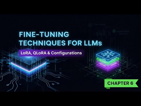 Fine-Tuning Techniques for LLMs | Configurations, LoRA & Advanced Methods Explained (Chapter 6)