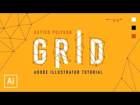 Dotted Polygon Grid - Adobe Illustrator Tutorial