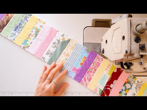 Look How Beautifully These Scraps Transform | Left-over Fabric Project | Thuy Crafts
