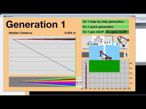 Evolution Simulator of Untwitchy Creatures Doing MATH (Part 2)