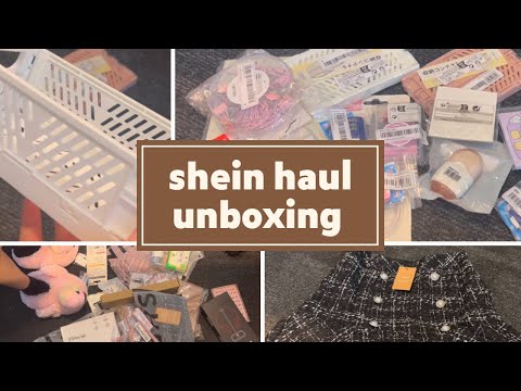 [HAUL] unboxing shein parcel 📦 clothes, stationary, home decor | new zealand | aesthetic vlog