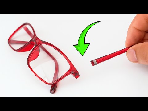 Repairman's Secret! Easy Way To Repair Broken Eyeglasses Into Like New