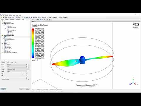 ANSYS Fluent: Simulation of a Rotating Propeller - Part 2