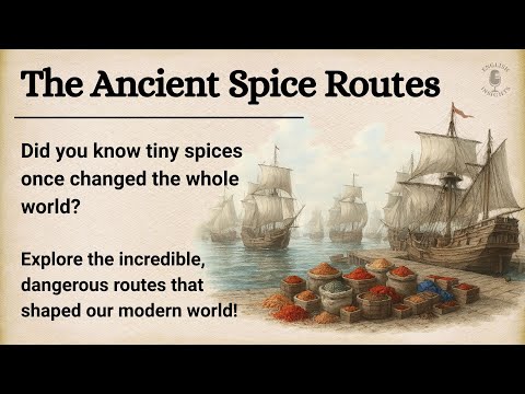The Ancient Spice Routes Uncovered || Learn English Through Story Level 2 || Graded Reader 🎧 