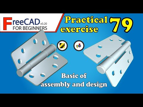 FreeCAD Beginners tutorial: practical exercise 79