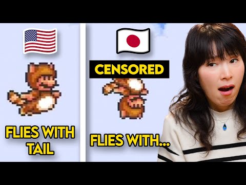 DISTURBING Japanese Things Nintendo CUT From Mario