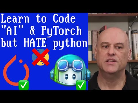 Learning AI, PyTorch and How to Program with Github Copilot, but I HATE Python!