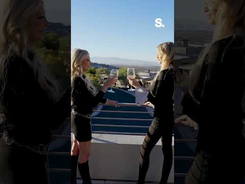 This Blue Heron Custom Home Has Unobstructed Las Vegas Strip Views From Every Angle #shorts