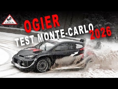 Test Sébastien Ogier Rallye Monte-Carlo 2026 | Toyota Yaris GR Rally1 [Passats de canto]