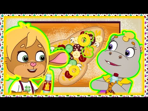 🐰 Забезу. Уши с хвостиком (Zabezoo) - 👽 Космическая пицца | Мультик для детей