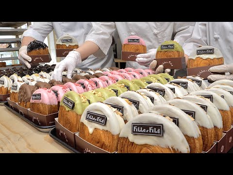 How to make AMAZING 144-layer pastries / 연남동 슈크림 페스츄리 맛집 필엣필즈
