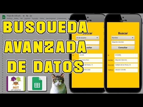 ADVANCED DATA SEARCH WITH GOOGLE SHEETS API IN MIT APP INVENTOR 2