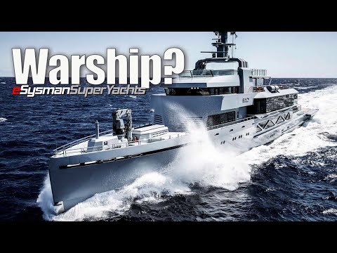 Warship Thinly disguised as a Superyacht?