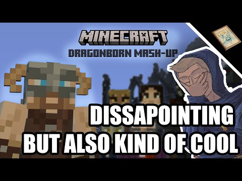 Exploring the Official Skyrim Minecraft Add-on (YT Members)