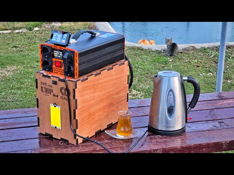 How to Build a LiFePO4 Battery Box from Plywood at Home #ErCanEverything #UBPpower #DALY