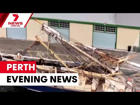 Container ship's collision into Fremantle Port; E-bikes terrorise local golf club | 7NEWS Perth