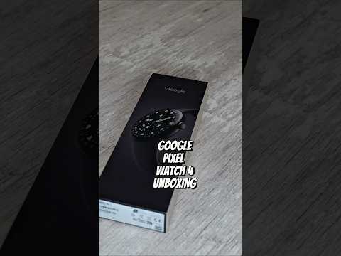 Google Pixel Watch 4 Unboxing