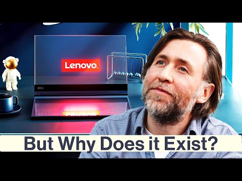 Lenovo's Transparent Laptop Looks Amazing... What's it Actually For?