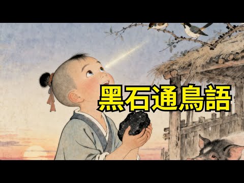 孤兒睡豬圈十年，某夜豬拱出一塊黑石，舔一口竟能聽懂鳥語！鳥羣帶他找到山中萬年靈芝，服下返老還童！#民間故事 #故事頻道 #感人故事 #情感