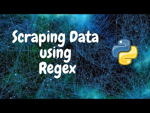9. Scraping Data using Regular Expression | Web Scraping Tutorial | Python
