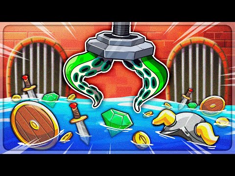 I Use A TENTACLE Claw Machine To GRAB Everything in Dungeon Clawler