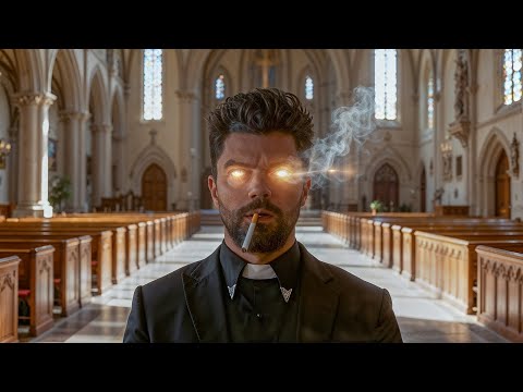 The priest accidentally obtained supernatural powers combination of an angel and a monster.