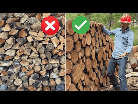 Don't Stack Split Firewood - Here's Why