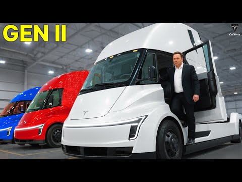 Tesla Semi Gen 2 First Look SHOCKED Elon Musk! 1.2MW Charging Speed & AI Integration by 2026!