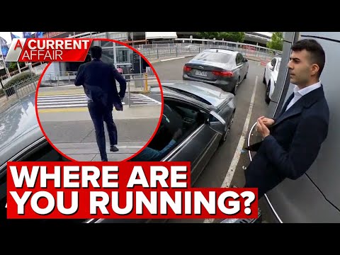 Undercover sting exposes illegal drivers at Aussie airport | A Current Affair