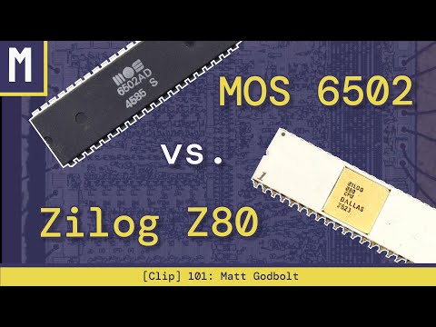 MOS 6502 vs. Zilog Z80 | Matt Godbolt