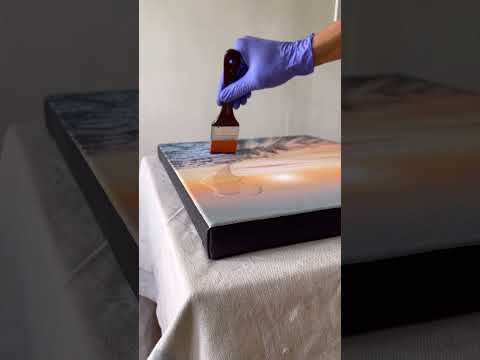 Simple way to blend with acrylics! 🎨 #art #painting #acrylicpainting