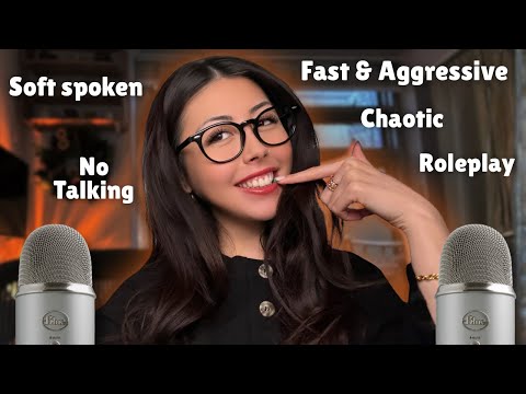 💤 13 Different ASMR Styles | Soft Spoken, No Talking, Fast & Aggressive + More 💤