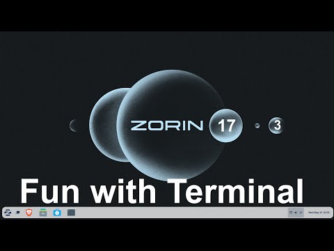 Zorin OS - Fun with Terminal