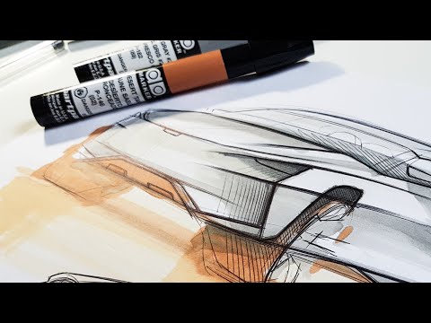 Use Markers Like a Professional Car Designer! 💥🎊 includes my favorite markers!!!