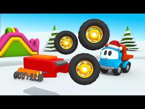 Leo the Truck and Winter Vehicles – Car Cartoons Full Episodes for Kids