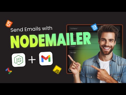 How To Create Working Contact Form with JavaScript and Nodemailer | Send Contact Form data To Gmail