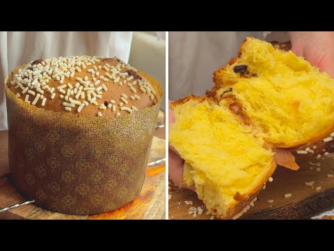 Handmade Panettone with 100% Hydration Sourdough Starter.