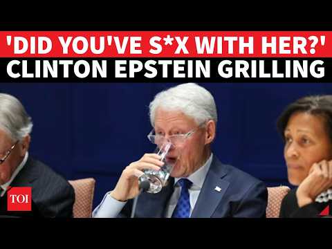 'Did You Sleep With Maxwell?': Bill Clinton Shivers During Epstein Grilling | Unmissable Watch