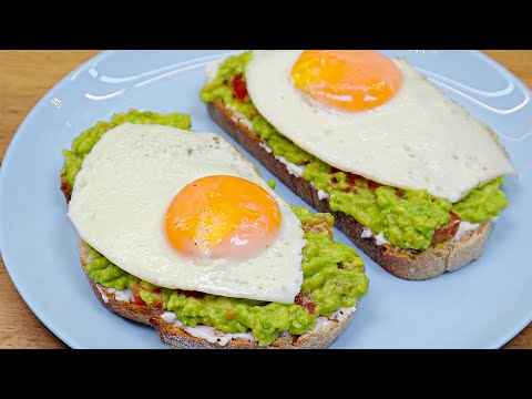 I have never eaten such a delicious avocado! Easy and healthy breakfast!