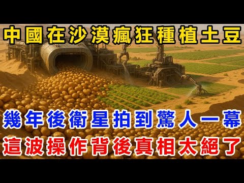 中國在沙漠瘋狂種植土豆，幾年後衛星拍到驚人一幕，這波操作背後的真相太絕了！